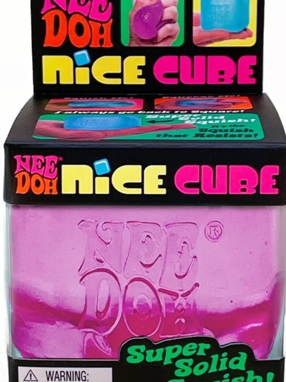 NeeDoh Nice Cube - Pink Squish